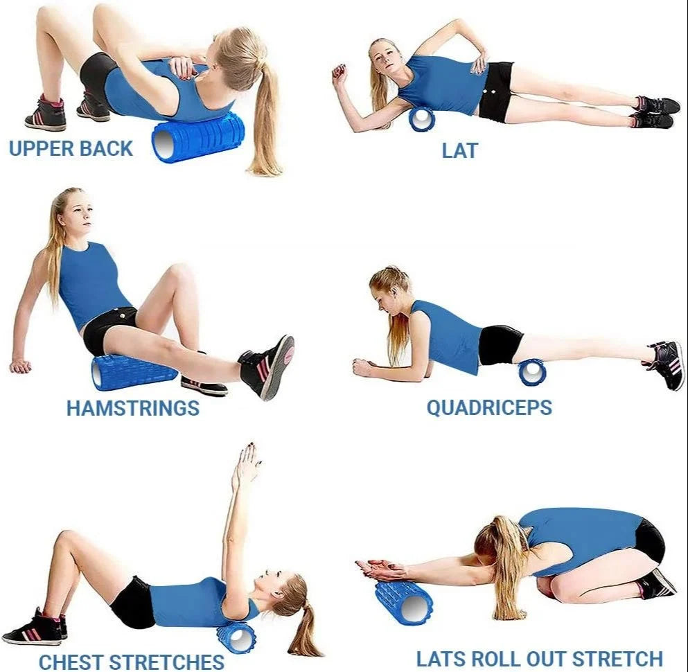 Textured Muscle Massage Foam Roller – Roll. Relax. Recover.