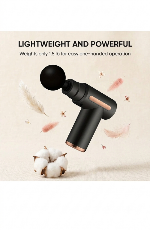 Deep Tissue Percussion Massage Gun – Muscle Recovery Massager